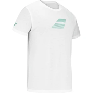 Pánske tričko Babolat  Exercise Big Flag Tee Men White