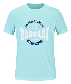 Pánske tričko Babolat Exercise Graphic Tee Men Angel Blue