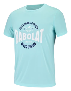 Pánske tričko Babolat  Exercise Graphic Tee Men Angel Blue