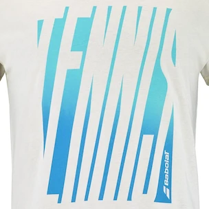 Pánske tričko Babolat  Exercise Message Tee Men Cannoli Cream