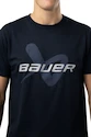 Pánske tričko Bauer  Core SS Lockup Tee Navy