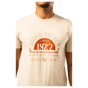 Pánske tričko Bauer  Graphic Tee Cream