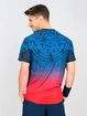 Pánske tričko BIDI BADU  Colortwist Tee Dark Blue/Red