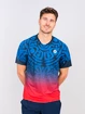 Pánske tričko BIDI BADU  Colortwist Tee Dark Blue/Red