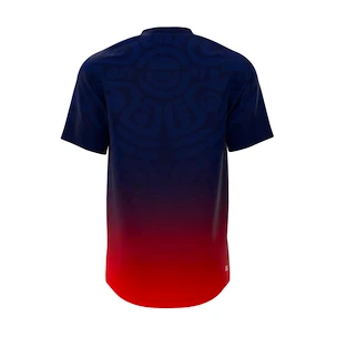 Pánske tričko BIDI BADU  Colortwist Tee Dark Blue/Red