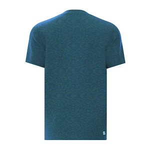 Pánske tričko BIDI BADU  Crew Two Colored Tee Petrol