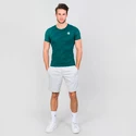 Pánske tričko BIDI BADU  Ikem Tech Tee Dark Green