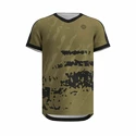 Pánske tričko BIDI BADU  Pure Wild V-Neck Tee Olive/Dark Grey