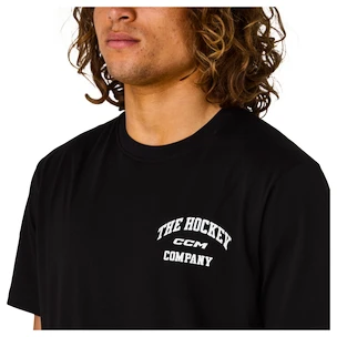 Pánske tričko CCM  Athleisure Tee Black XXL