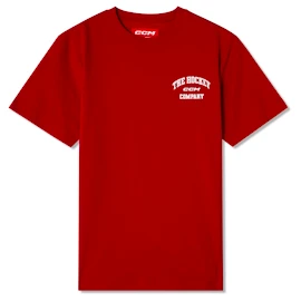 Pánske tričko CCM Athleisure Tee Red