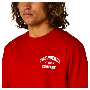 Pánske tričko CCM  Athleisure Tee Red