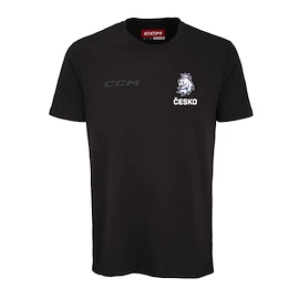 Pánske tričko CCM Core Lev Česko Black