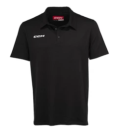 Pánske tričko CCM Fitted Polo Black