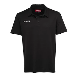 Pánske tričko CCM Fitted Polo Dark Grey Heathered