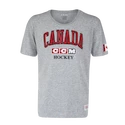 Pánske tričko CCM  FLAG TEE TEAM CANADA Athletic Grey