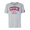 Pánske tričko CCM  FLAG TEE TEAM CZECH Athletic Grey