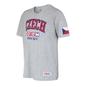 Pánske tričko CCM  FLAG TEE TEAM CZECH Athletic Grey