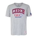 Pánske tričko CCM  FLAG TEE TEAM CZECH Athletic Grey