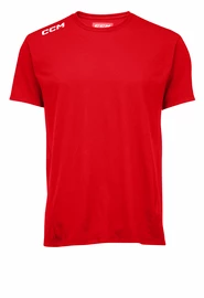 Pánske tričko CCM SS Essential Tee Red