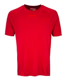 Pánske tričko CCM SS Premium Training Tee Red