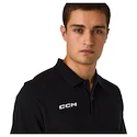 Pánske tričko CCM  Team Polo Black