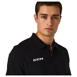 Pánske tričko CCM  Team Polo Black L
