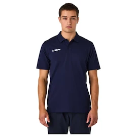 Pánske tričko CCM Team Polo Navy
