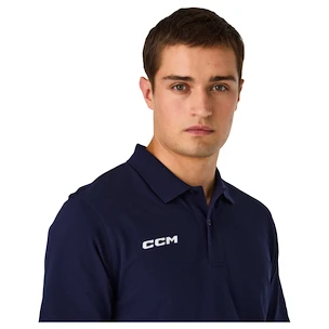 Pánske tričko CCM  Team Polo Navy