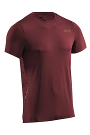 Pánske tričko CEP Round Neck SS Dark Red