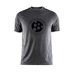 Pánske tričko Craft Melange Graphic Grey/Black