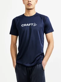 Pánske tričko Craft Unify Logo Blue Navy