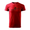 Pánske tričko Czech Virus  Basic Red S