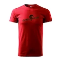 Pánske tričko Czech Virus  Basic Red S