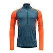 Pánske tričko Devold  Running Man Zip Neck