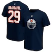 Pánske tričko Fanatics NHL Edmonton Oilers Leon Draisaitl 29 tmavo modré