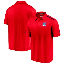 Pánske tričko Fanatics Rinkside Synthetic Polo NHL New York Rangers