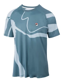 Pánske tričko Fila T-Shirt Cassian Captains Blue/Print
