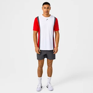 Pánske tričko Head  CLUB 25 TECH T-Shirt Men Red/White
