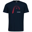 Pánske tričko Head  Club Carl T-Shirt Men Dark Blue