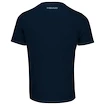 Pánske tričko Head  Club Carl T-Shirt Men Dark Blue/Red
