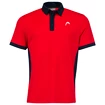 Pánske tričko Head  Vision Slice Polo Shirt Men Red/Dark Blue
