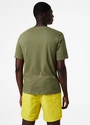 Pánske tričko Helly Hansen  F2F Organic Cotton T-Shirt Lav Green