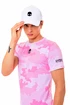 Pánske tričko Hydrogen  Tech Camo Tee Fuchsia/White