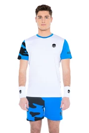 Pánske tričko Hydrogen Tech Camo Tee White/Blue