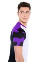 Pánske tričko Hydrogen  Tech Camo Tee White/Purple