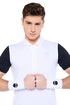 Pánske tričko Hydrogen  Tech Zipped Polo White/Blue