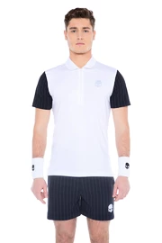 Pánske tričko Hydrogen Tech Zipped Polo White/Blue