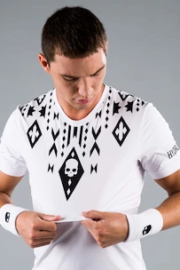 Pánske tričko Hydrogen  Tribal Tech Tee White