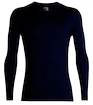 Pánske tričko Icebreaker  200 Oasis LS Crewe Midnight Navy XXL
