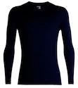 Pánske tričko Icebreaker  200 Oasis LS Crewe Midnight Navy XXL